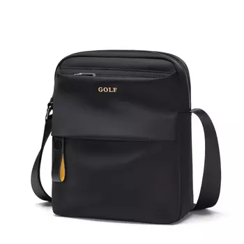 GOLF Мужская сумка через плечо из ткани Оксфорд, среднего размера, цвет черный/вороново-серый/темно-индиго
