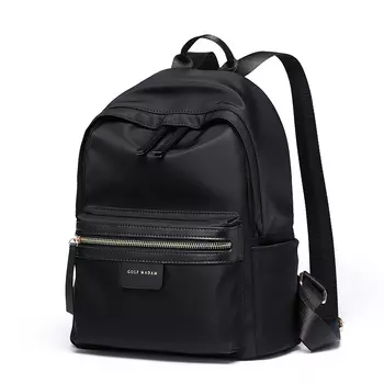 GOLF Полиамидный рюкзак маленького размера для женщин, черный