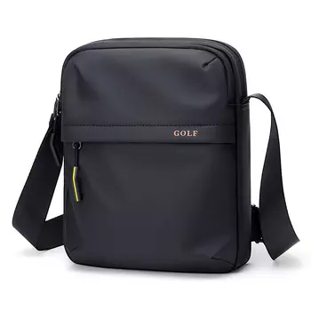 GOLF Сумка через плечо из ткани, мужская, цвет "туманный черный"