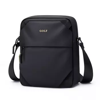 GOLF Сумка Oxford Small Square Bag Crossbody Bag, мужская, среднего размера, черно-серая