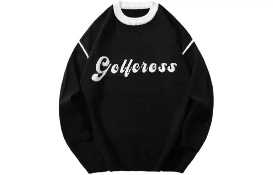 GOLFCROSS Джемпер унисекс черный