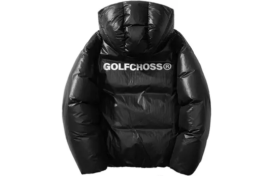 GOLFCROSS Пуховик унисекс черный