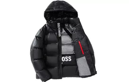 GOLFCROSS Пуховик унисекс черный