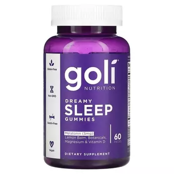 Goli Nutrition Жевательные таблетки для сна Dreamy, 60 шт