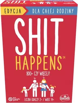 Голиаф, игра для вечеринок Shit Happens - Родительское дерьмо - PL Goliath Games