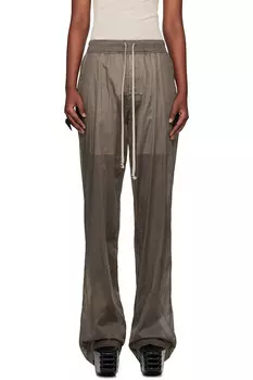 Голливудские брюки дитрих на шнурке для отдыха Rick Owens, цвет dust