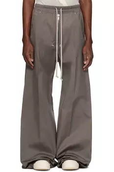 Голливудские брюки с широким поясом Bela Rick Owens, цвет dust