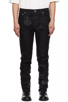 Голливудские джинсы Detroit cut Rick Owens Drkshdw, черный