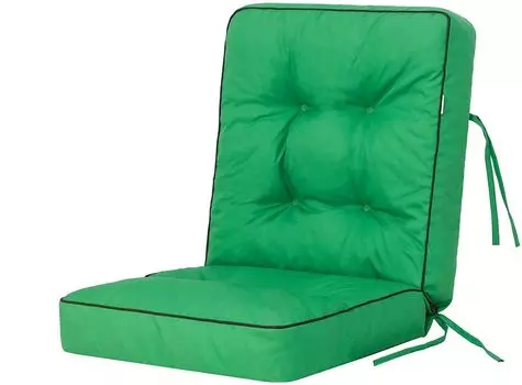 Голливудские качели, подушка для скамейки, качели, садовая подушка, подушка для качелей, подушка для качелей, подушка для скамейки, подушка для шезлонга, 110 x 120 см, зеленый Hobbygarden
