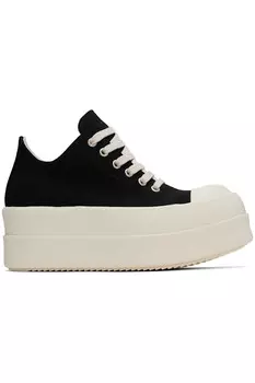Голливудские низкие кроссовки с двойным бампером Sneaks Rick Owens Drkshdw, мультиколор
