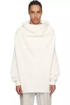 Голливудский шрауд водолазка Rick Owens Drkshdw, цвет milk