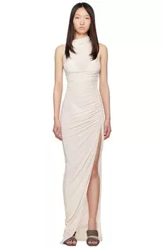 Голливудский свит макси-платье Rick Owens Lilies, голубой