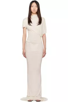 Голливудское платье макси Lilith Rick Owens Lilies, голубой