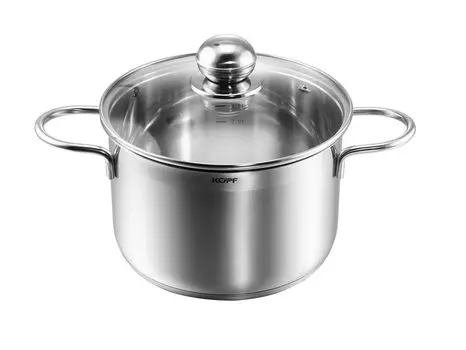 Головка 124627 Кастрюля для мяса Josie 24 см, высота 14,5 см, 6 литров, нержавеющая сталь, индукция KOPF