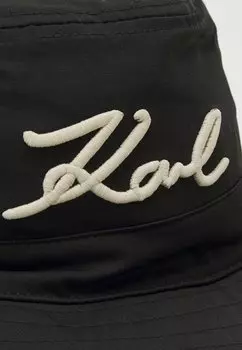 Головной убор SIGNATURE LONG BRIM HAT KARL LAGERFELD, черный