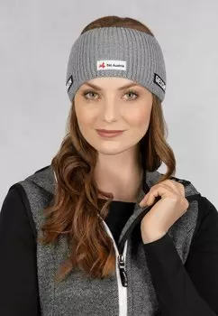 Головной убор SKI AUSTRIA HEADBAND FLACHAU Giesswein, серый