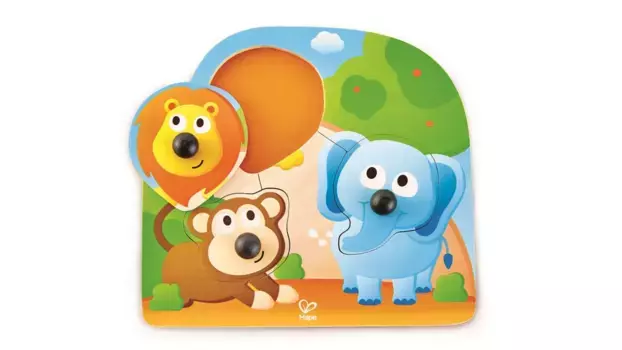 Головоломка с кнопками животные джунглей