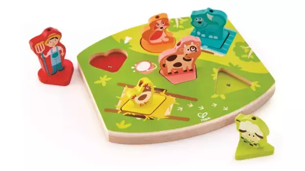 Головоломка со звуками фермы Hape