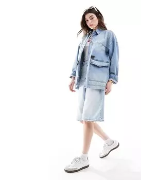 Голубая джинсовая куртка Hera