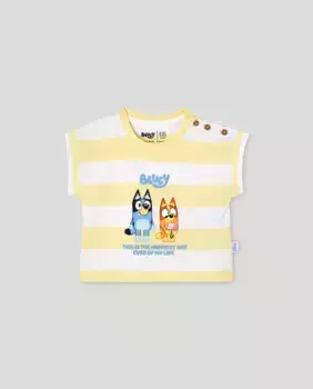 Голубая футболка без рукавов для девочки Baby El Corte Ingls, жёлтый