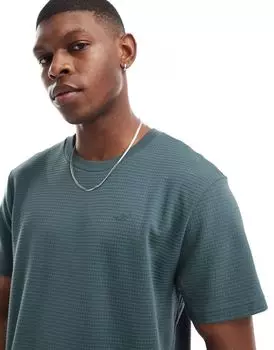 Голубая футболка с логотипом Hollister Icon