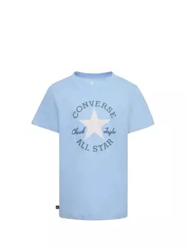 Голубая футболка унисекс Converse