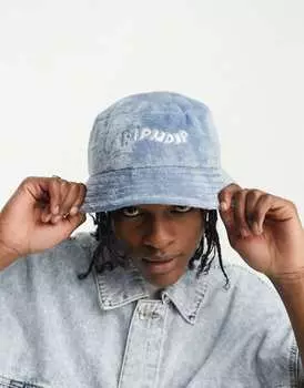 Голубая панама из шерпа RIPNDIP Wave