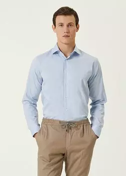 Голубая рубашка Canali
