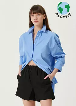 Голубая рубашка Loulou Studio