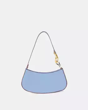 Голубая сумка через плечо Ollie model от Staud