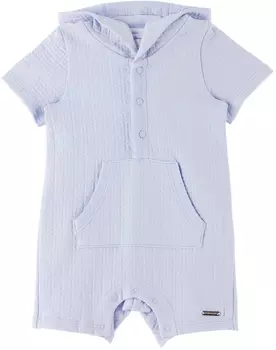 Голубое боди с капюшоном Givenchy