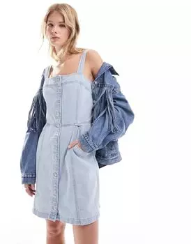 Голубое джинсовое платье Levi's Drea