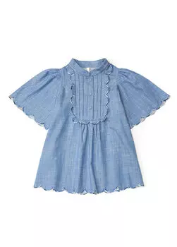 Голубое платье для девочки Zimmermann