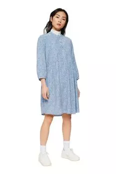 Голубое платье Esprit, синий
