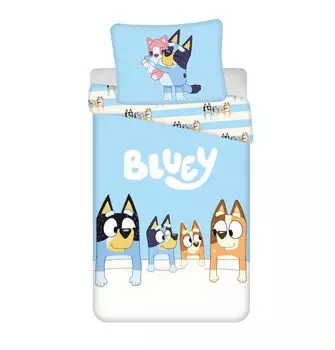 Голубой пододеяльник Sleep 140 х 200 см - хлопок Jerry Fabrics