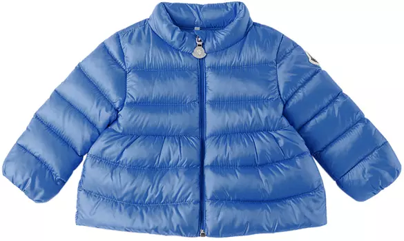 Голубой пуховик Joelle Moncler Enfant