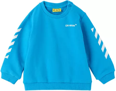 Голубой спортивный костюм с принтом Белый Off-White