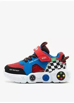 Голубые детские прогулочные кроссовки 402262N BLMT LIL GAMETRONIX Skechers, синий