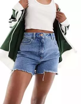 Голубые джинсовые шорты Reclaimed Vintage Mom