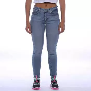 Голубые джинсы скинни Levi'S 711 Levis, бирюзовый