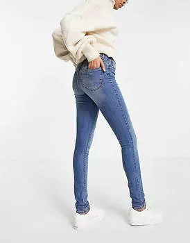 Голубые джинсы скинни Vero Moda Tall Tanya