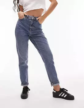 Голубые джинсы Topshop Hourglass Mom