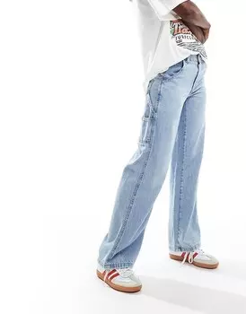Голубые мешковатые джинсы Levi's Carpenter