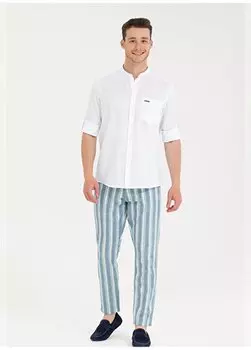 Голубые мужские джинсовые брюки с нормальной талией и нормальными штанинами TOLS U.S. Polo Assn., синий