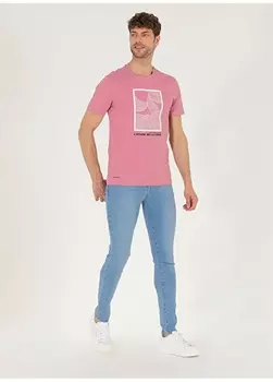 Голубые мужские джинсовые брюки с нормальной талией и нормальными штанинами Pierre Cardin