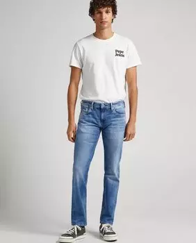 Голубые мужские джинсы Hatch slim Pepe Jeans, светло-синий