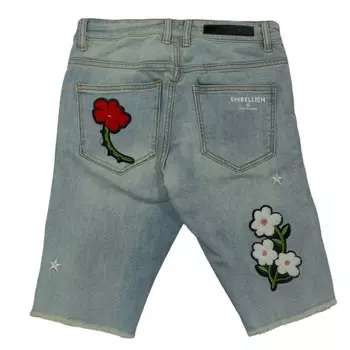 Голубые мужские шорты Nille Embellish