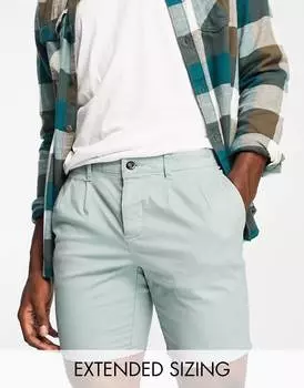 Голубые шорты-сигареты ASOS DESIGN