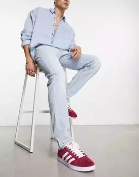 Голубые свободные джинсы с молнией Lee Daren