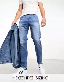 Голубые узкие джинсы ASOS DESIGN
